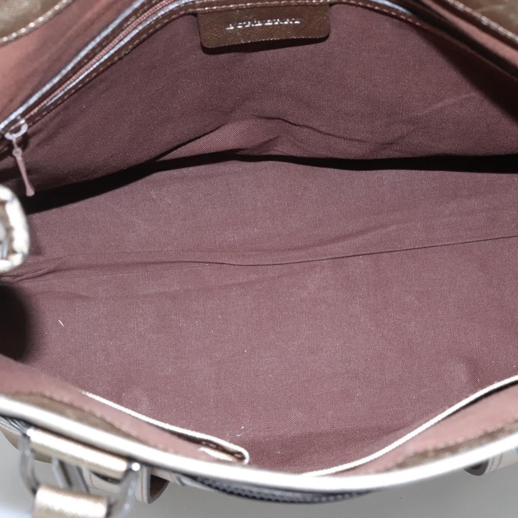 Burberry Nova Check Tote Canvas And Leather Beige Canvas Tote Bag