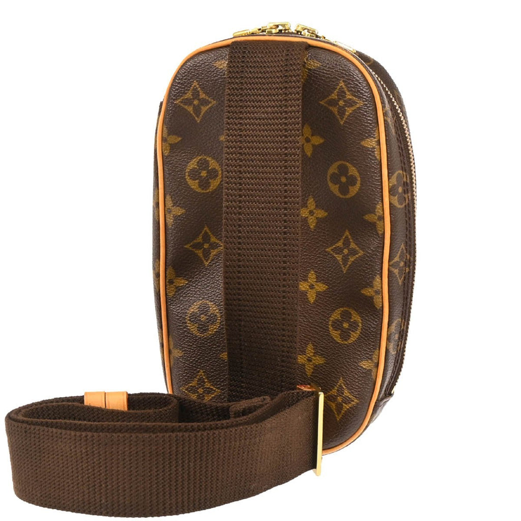 Louis Vuitton Pochette Gange Monogram Canvas Brown Canvas Clutche & Pouche Bag