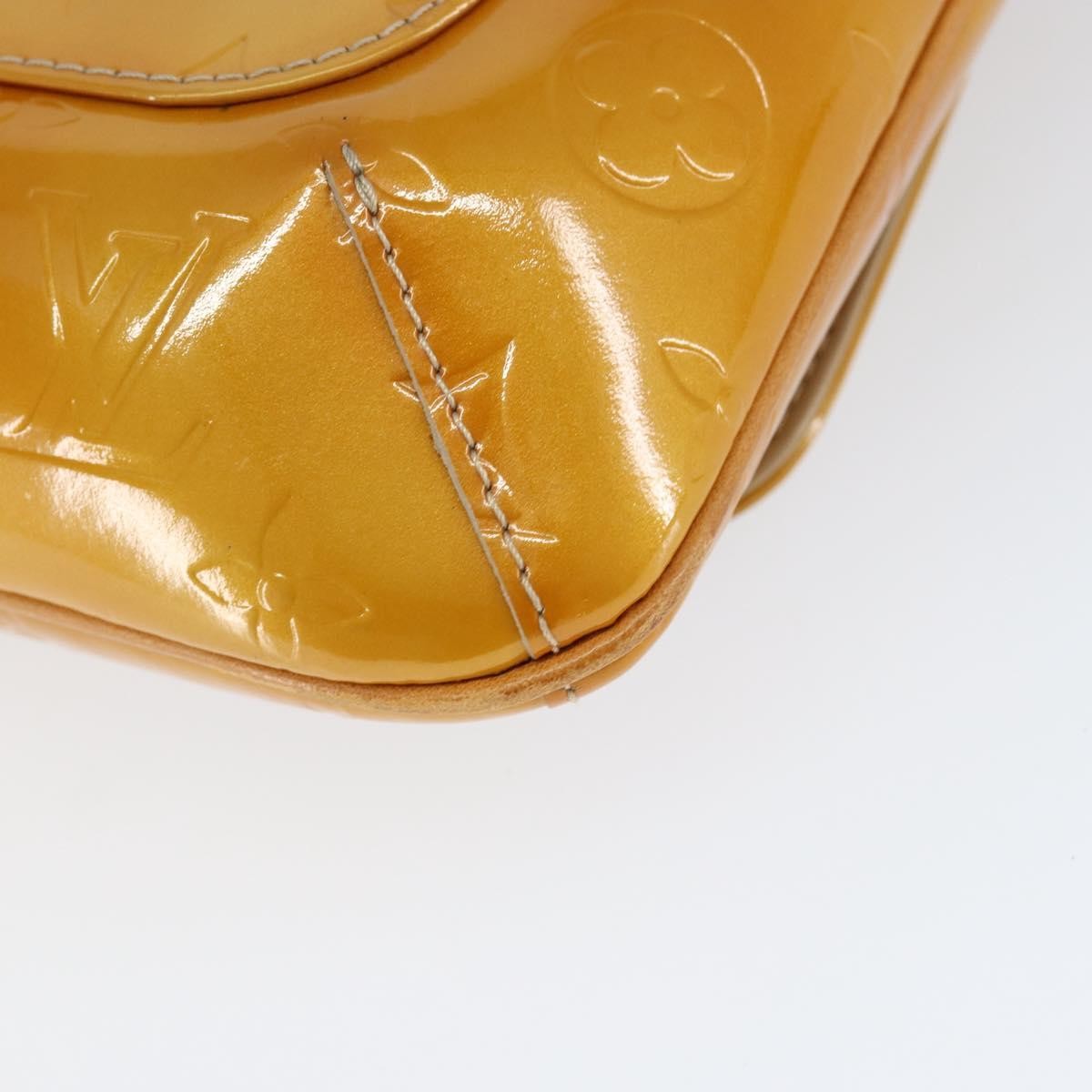Louis Vuitton Thompson Street Handbag Monogram Vernis Beige Patent_Leather Shoulder Bag