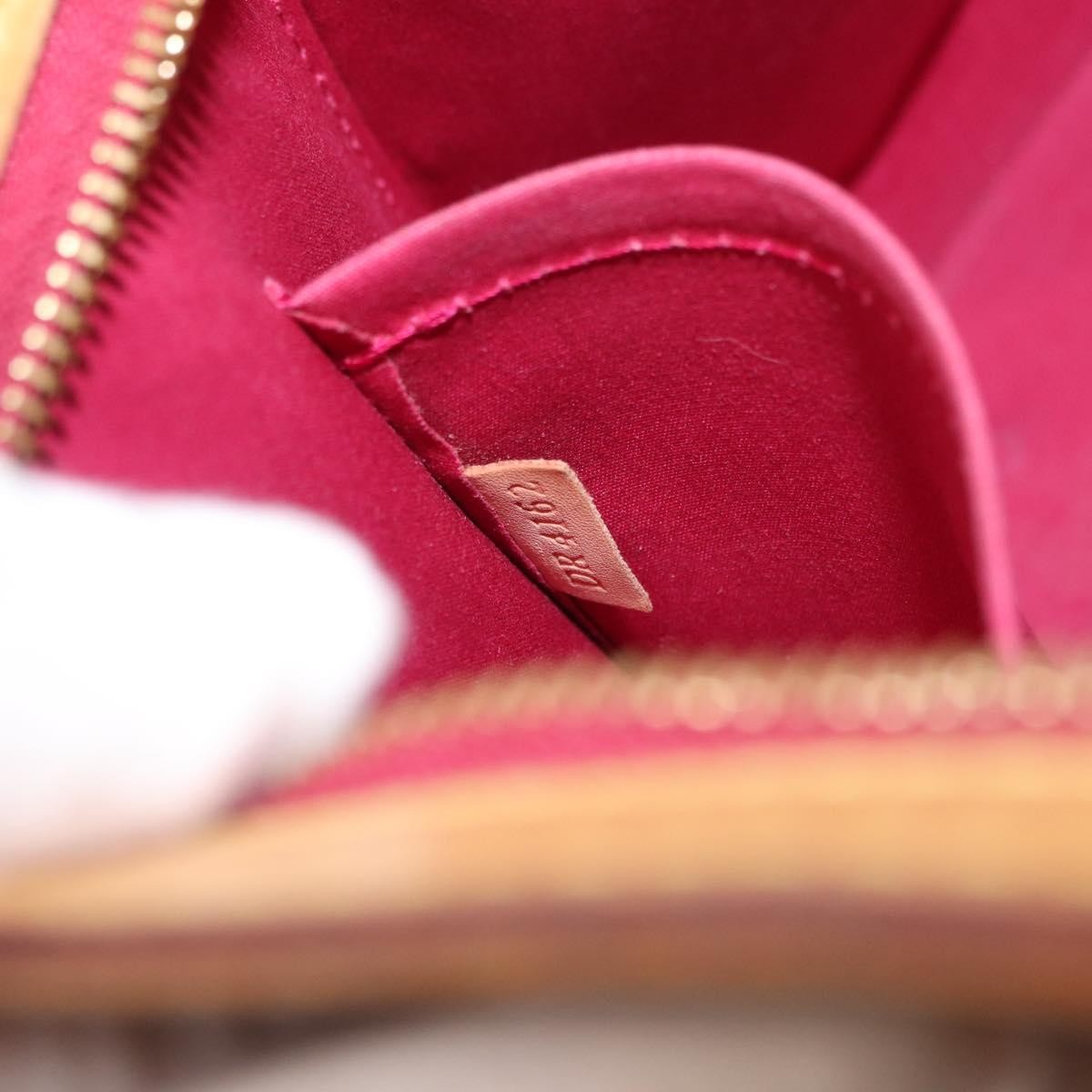 Louis Vuitton Brea Handbag Monogram Vernis Red Patent_Leather Handbag