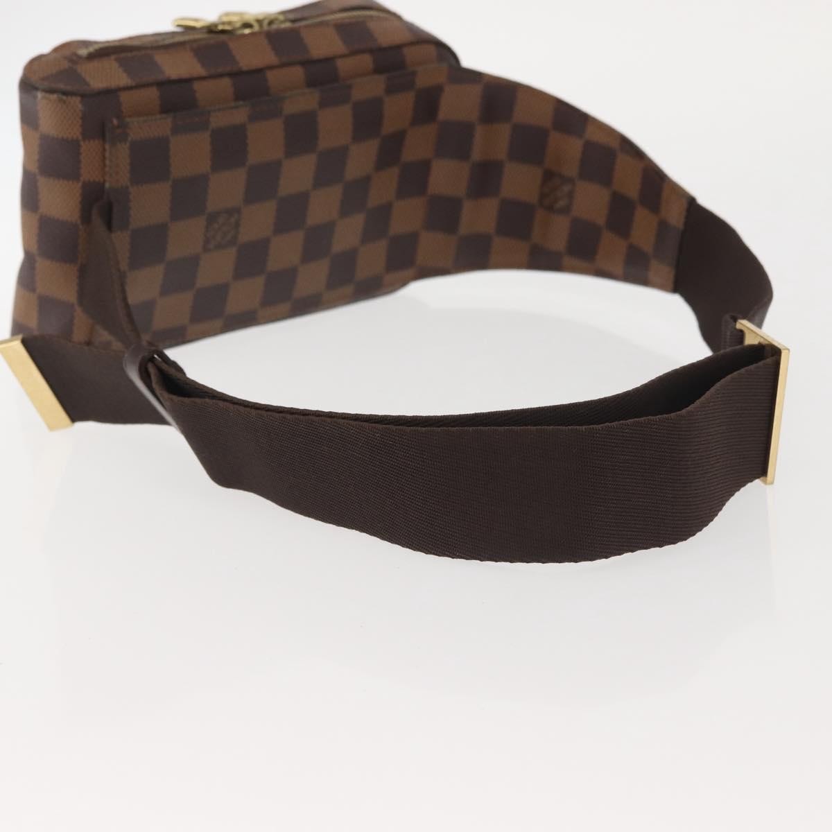 Louis Vuitton Geronimos Waist Bag Damier Brown Canvas Shoulder Bag