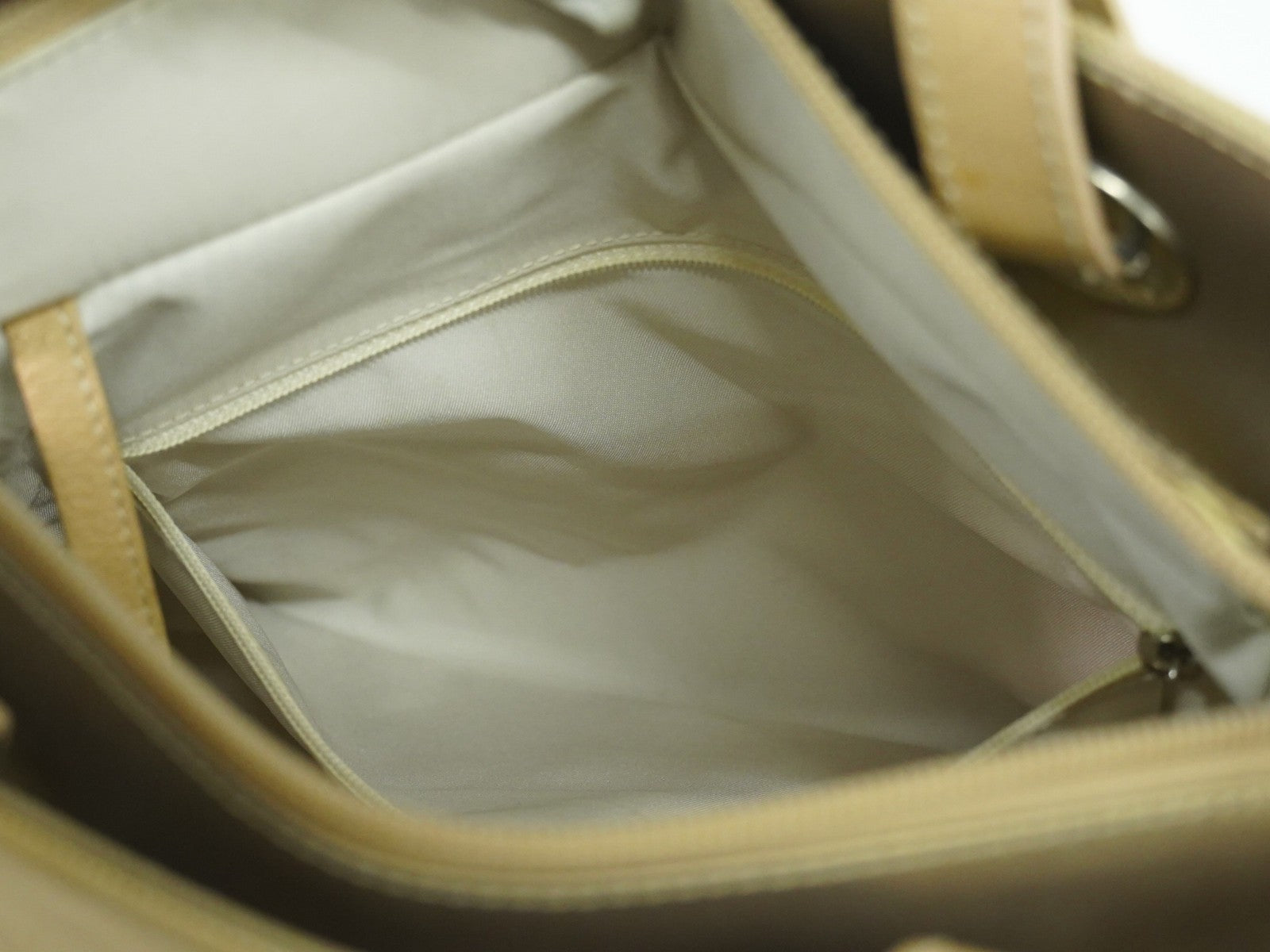 Chanel Biarritz Tote Quilted Coated Canvas Metallic Canvas Tote Bag Bag