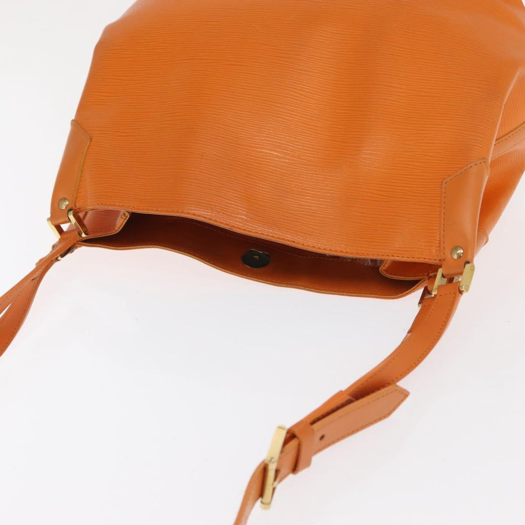 Louis Vuitton Mandara Handbag Epi Leather Orange Leather Shoulder Bag