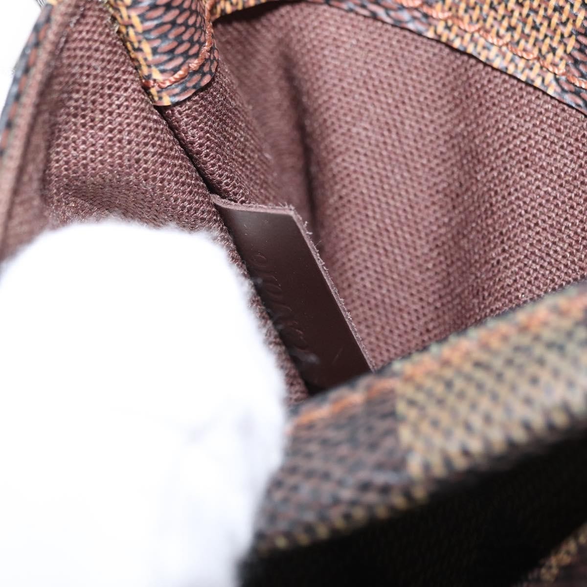 Louis Vuitton Pochette Gange Damier Brown Canvas Clutche & Pouche Bag