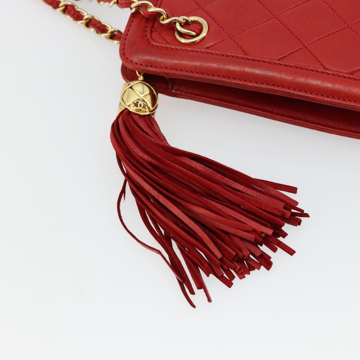 Chanel Chain Clutch Leather Multicolour Leather Handbag