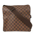 Louis Vuitton Naviglio Handbag Damier Brown Canvas Shoulder Bag