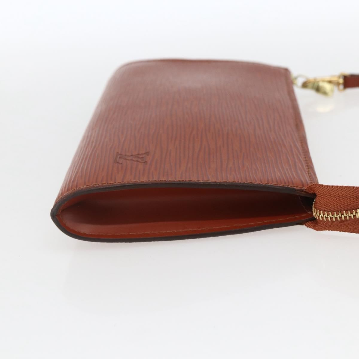 Louis Vuitton Pochette Accessoires Epi Leather Brown Leather Clutche & Pouche Bag