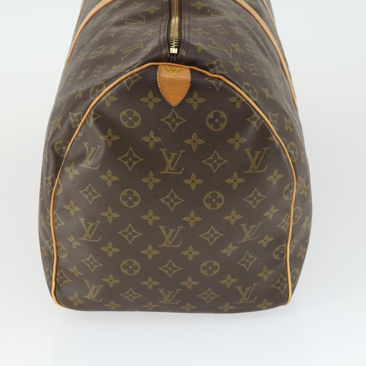 Louis Vuitton Keepall Bag Monogram Canvas Brown Canvas Travel Bag