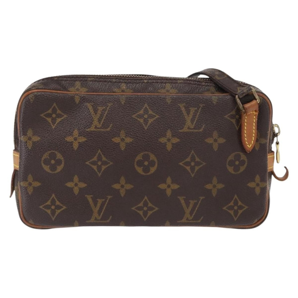 Louis Vuitton Pochette Marly Bandouliere Bag Monogram Canvas Brown Canvas Shoulder Bag