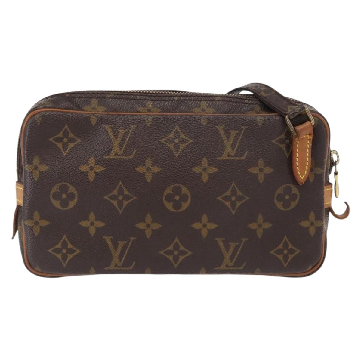 Louis Vuitton Pochette Marly Bandouliere Bag Monogram Canvas Brown Canvas Shoulder Bag