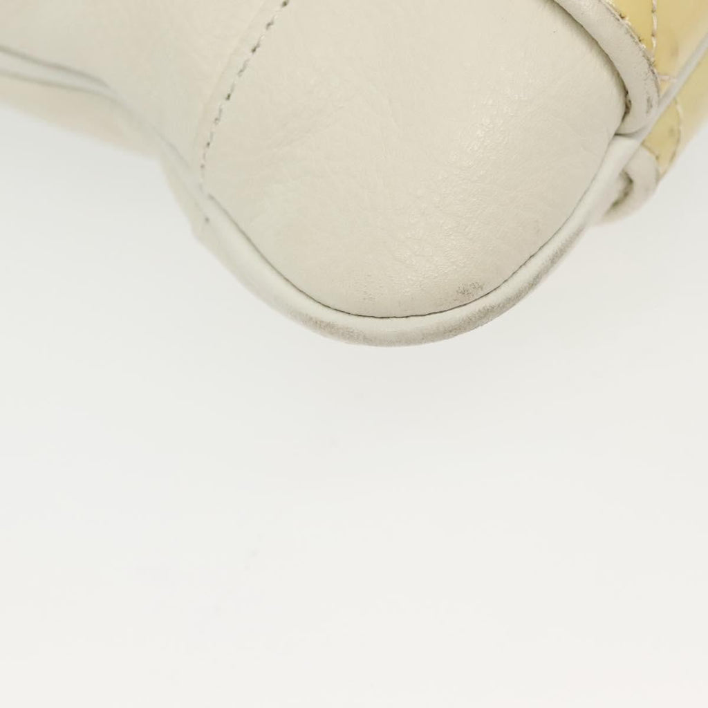 Burberry Vintage Tote Leather White Leather Tote Bag