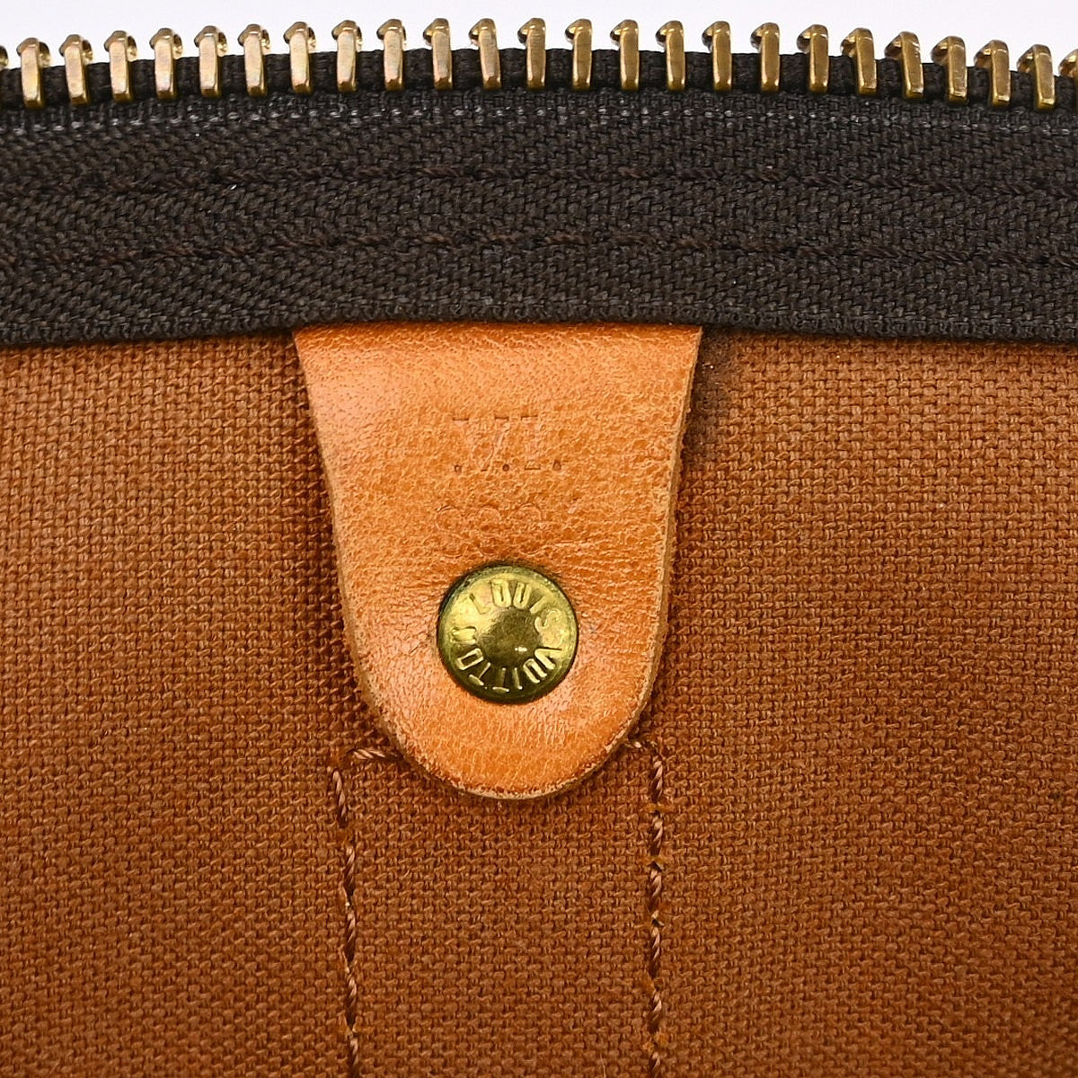 Louis Vuitton Keepall Bandouliere Bag Monogram Canvas Brown Canvas Travel Bag