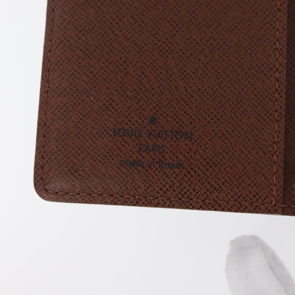 Louis Vuitton Agenda Cover Monogram Panda Brown Canvas Wallets Accessory