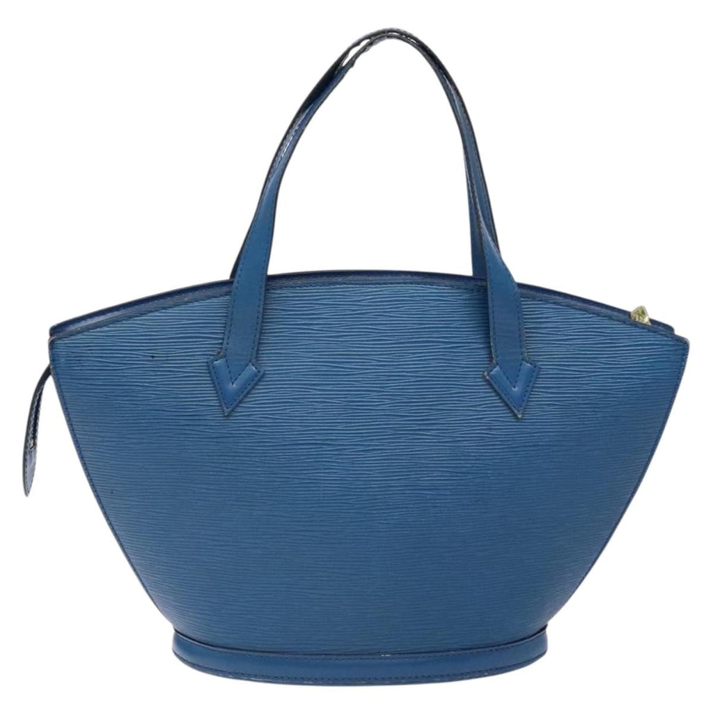 Louis Vuitton Saint Jacques Handbag Epi Leather Blue Leather Shoulder Bag