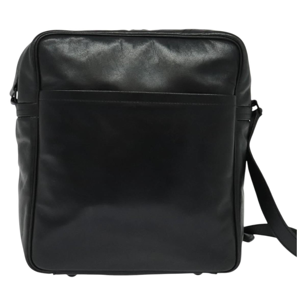 Louis Vuitton Clarkson Messenger Bag Monogram Shadow Leather Black Leather Bag