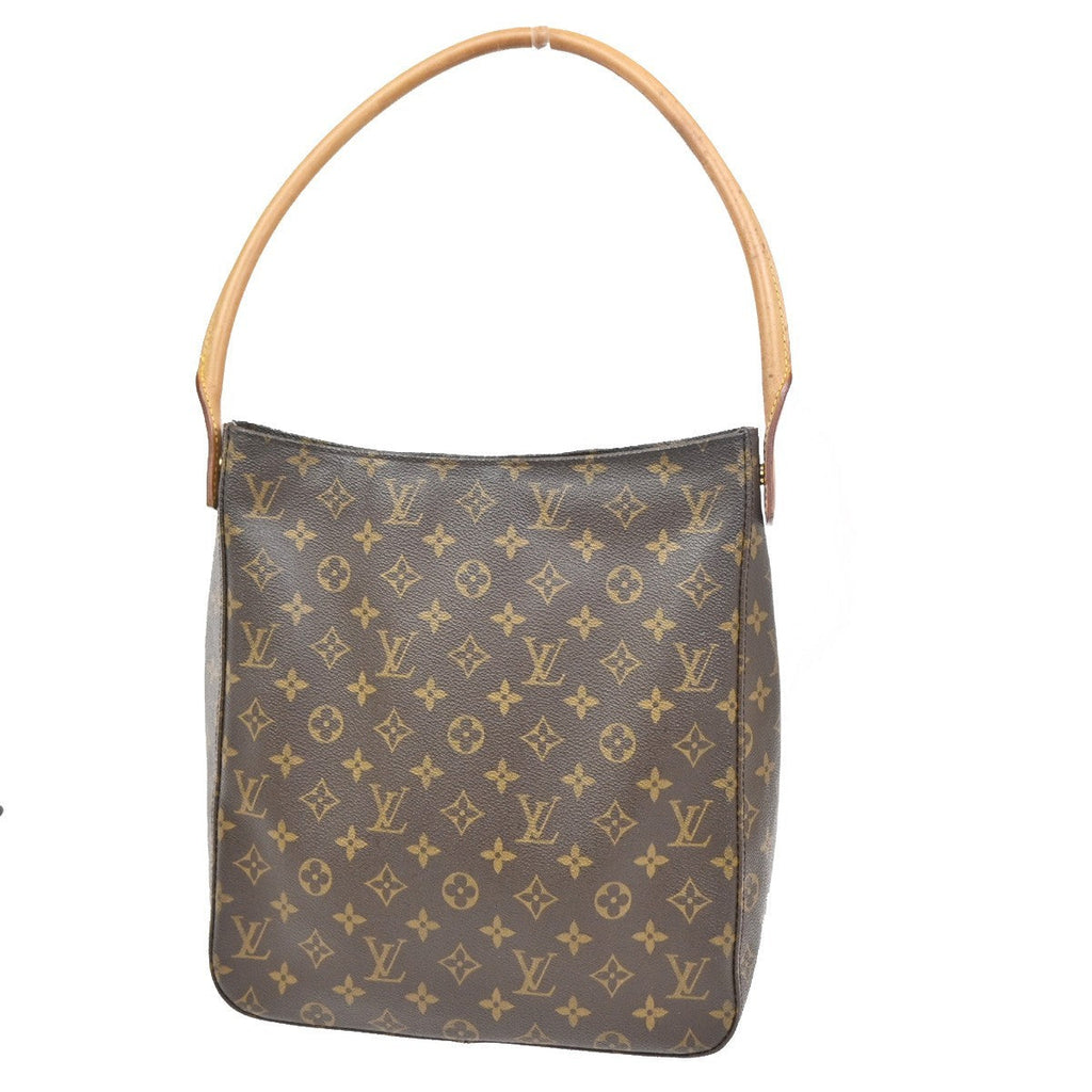 Louis Vuitton Monogram Looping Handbag Monogram Canvas Brown Canvas Shoulder Bag