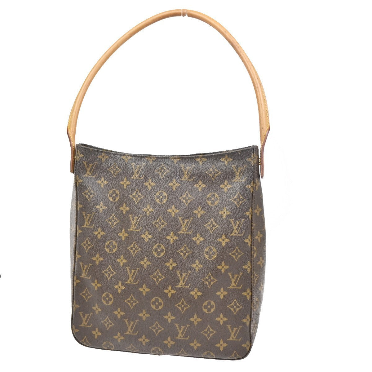 Louis Vuitton Monogram Looping Handbag Monogram Canvas Brown Canvas Shoulder Bag