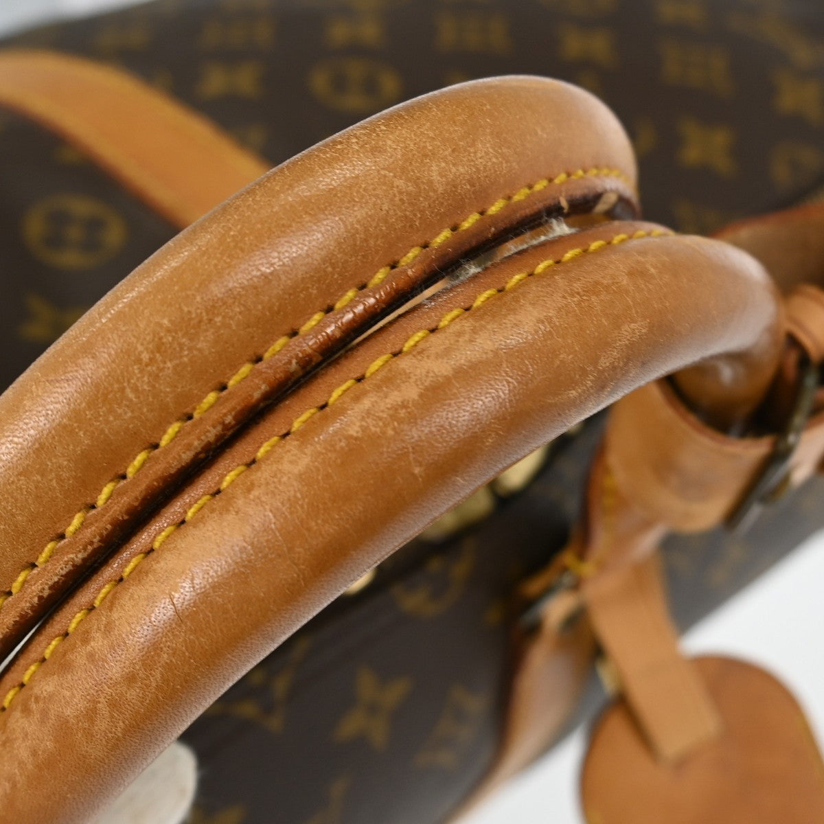 Louis Vuitton Keepall Bag Monogram Canvas Brown Canvas Travel Bag