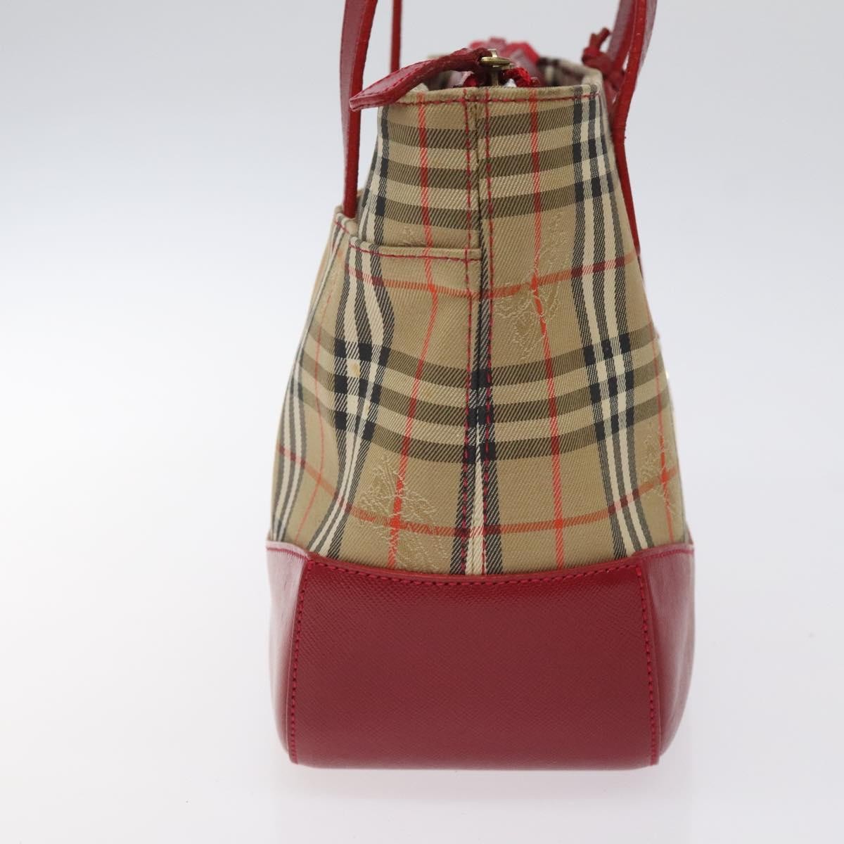 Burberry Nova Check Handbag Nova Check Canvas And Leather Beige Canvas Handbag