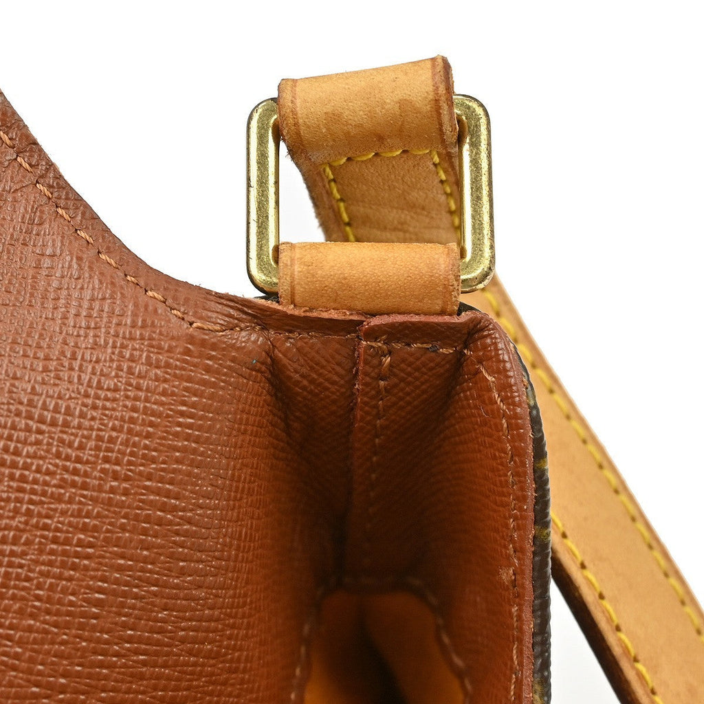 Louis Vuitton Musette Salsa Handbag Monogram Canvas Brown Canvas,Leather Shoulder Bag
