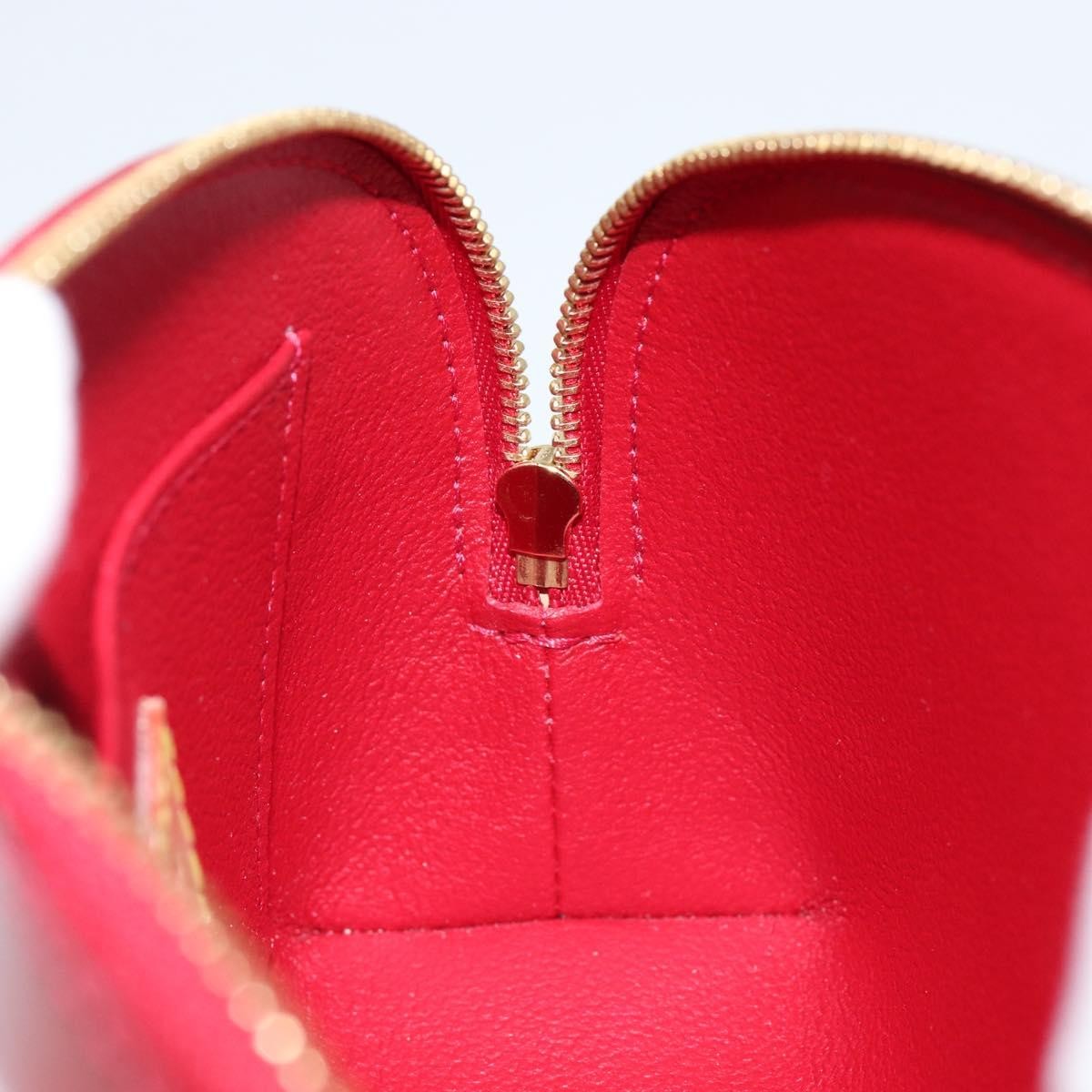 Louis Vuitton Cosmetic Pouch Limited Edition Monogram Vernis Rayures Red Patent_Leather Bag