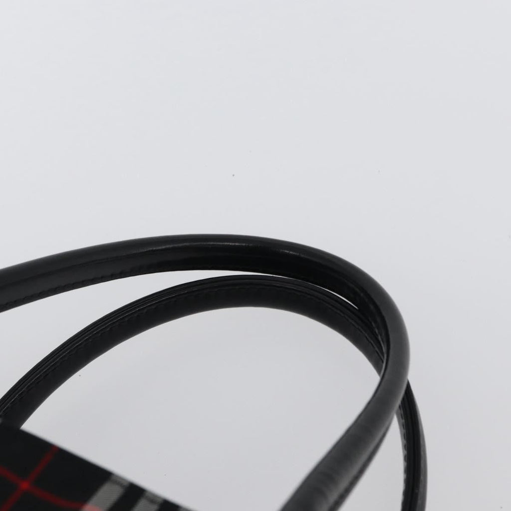 Burberry Nova Check Handbag Nylon Black Nylon Handbag