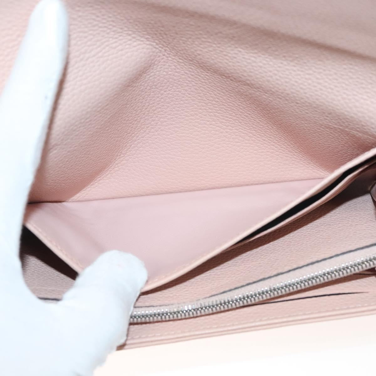 Louis Vuitton Iris Wallet Mahina Leather Pink Leather Wallets Accessory
