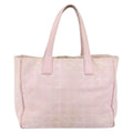 Chanel Travel Line Tote Nylon Pink Nylon Bag