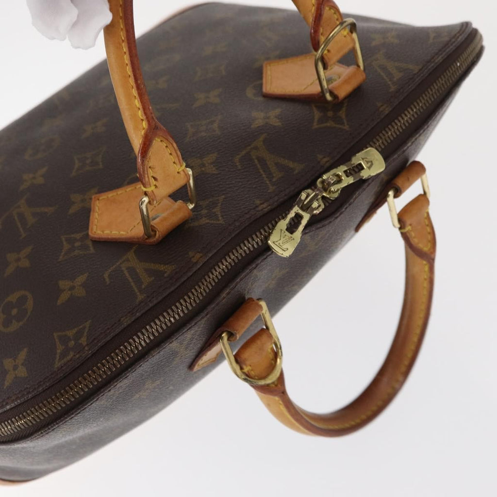 Louis Vuitton Alma Handbag Monogram Canvas Brown Canvas Handbag