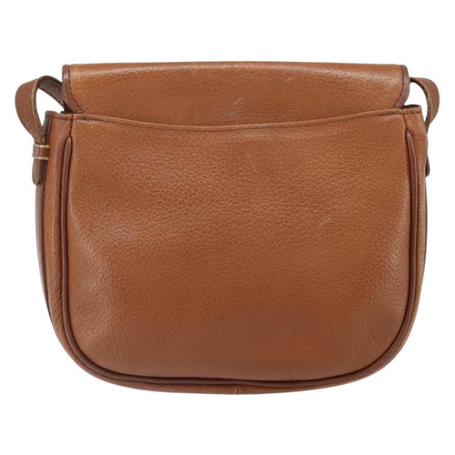 Burberry Vintage Shoulder Bag Leather Brown Leather Shoulder Bag