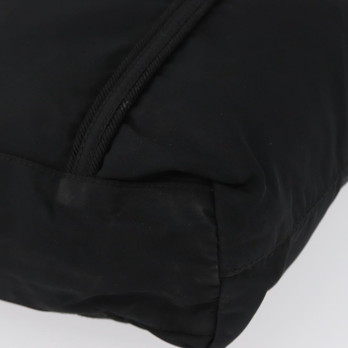 Prada Vintage Zip Tote Tessuto Black Nylon Tote Bag Bag