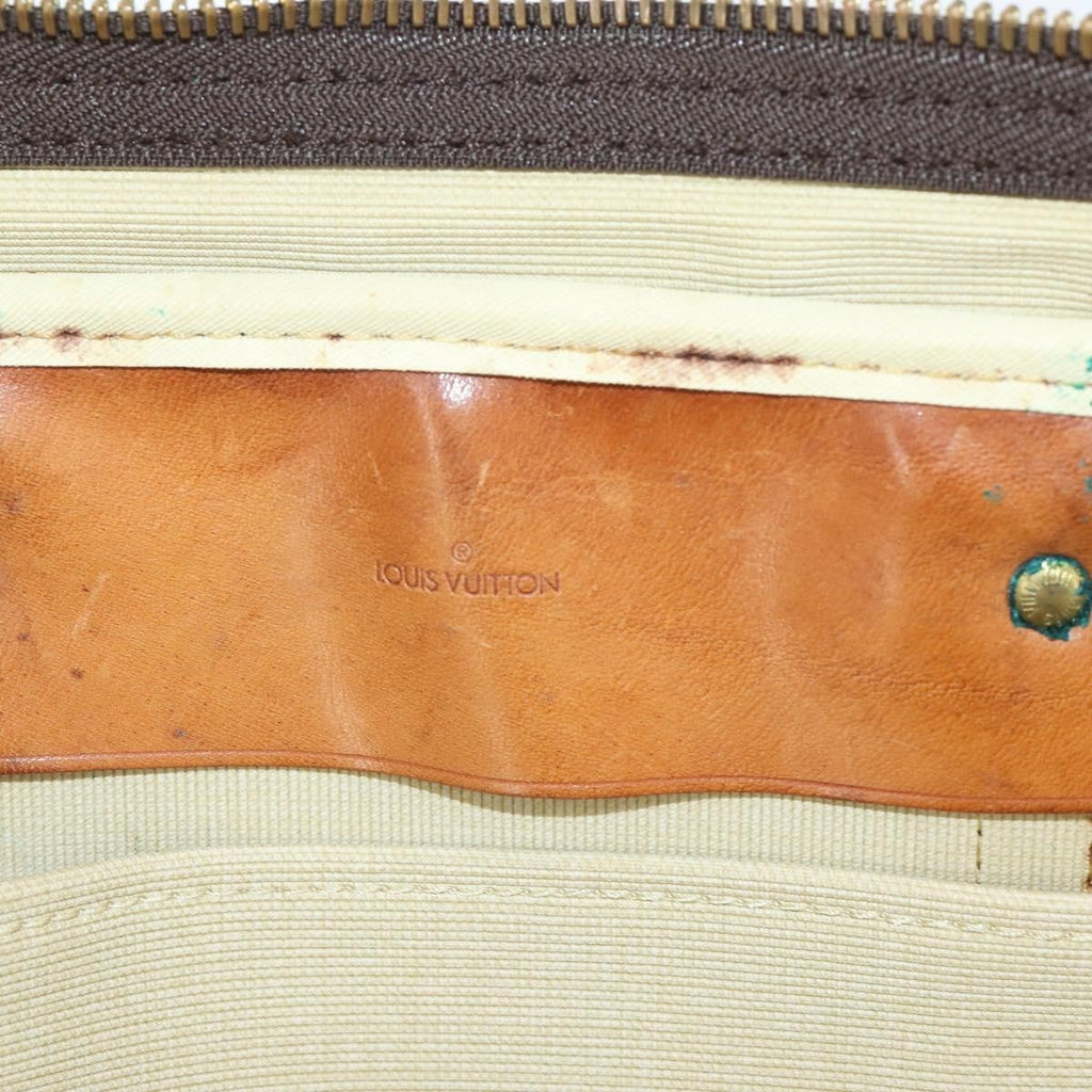 Louis Vuitton Sirius Handbag Monogram Canvas Brown Canvas Travel Bag