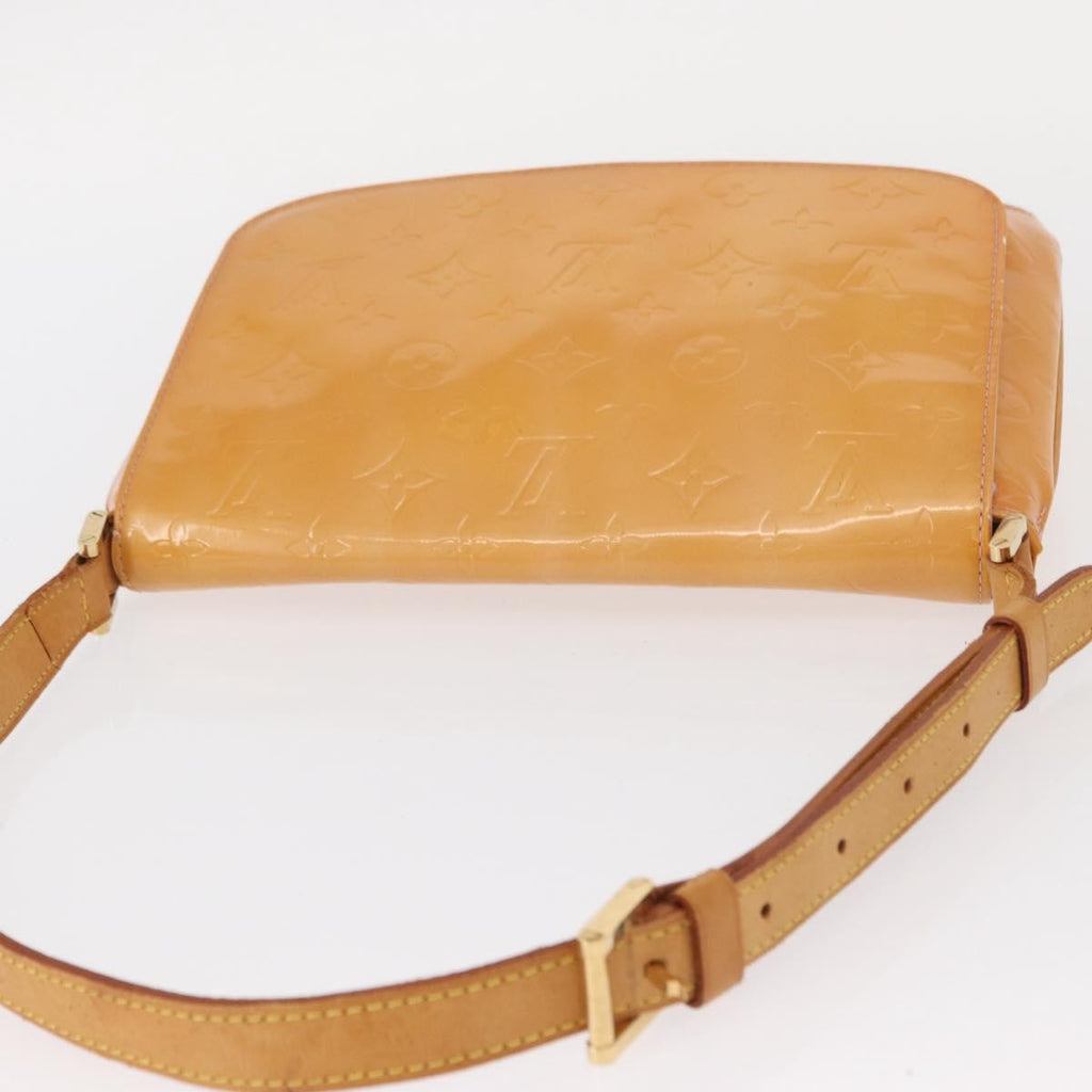 Louis Vuitton Thompson Street Handbag Monogram Vernis Yellow Patent_Leather Shoulder Bag