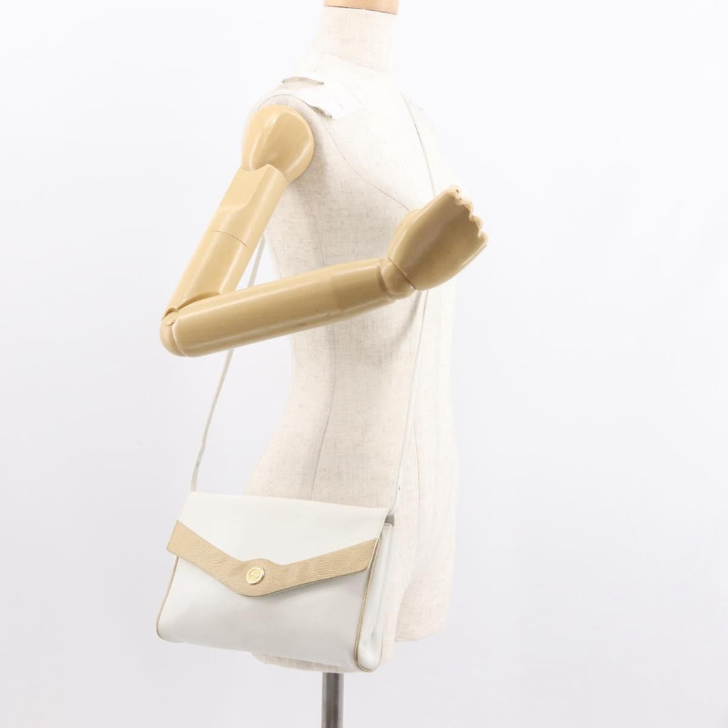 Celine Shoulder Bag Leather White Leather Shoulder Bag Bag
