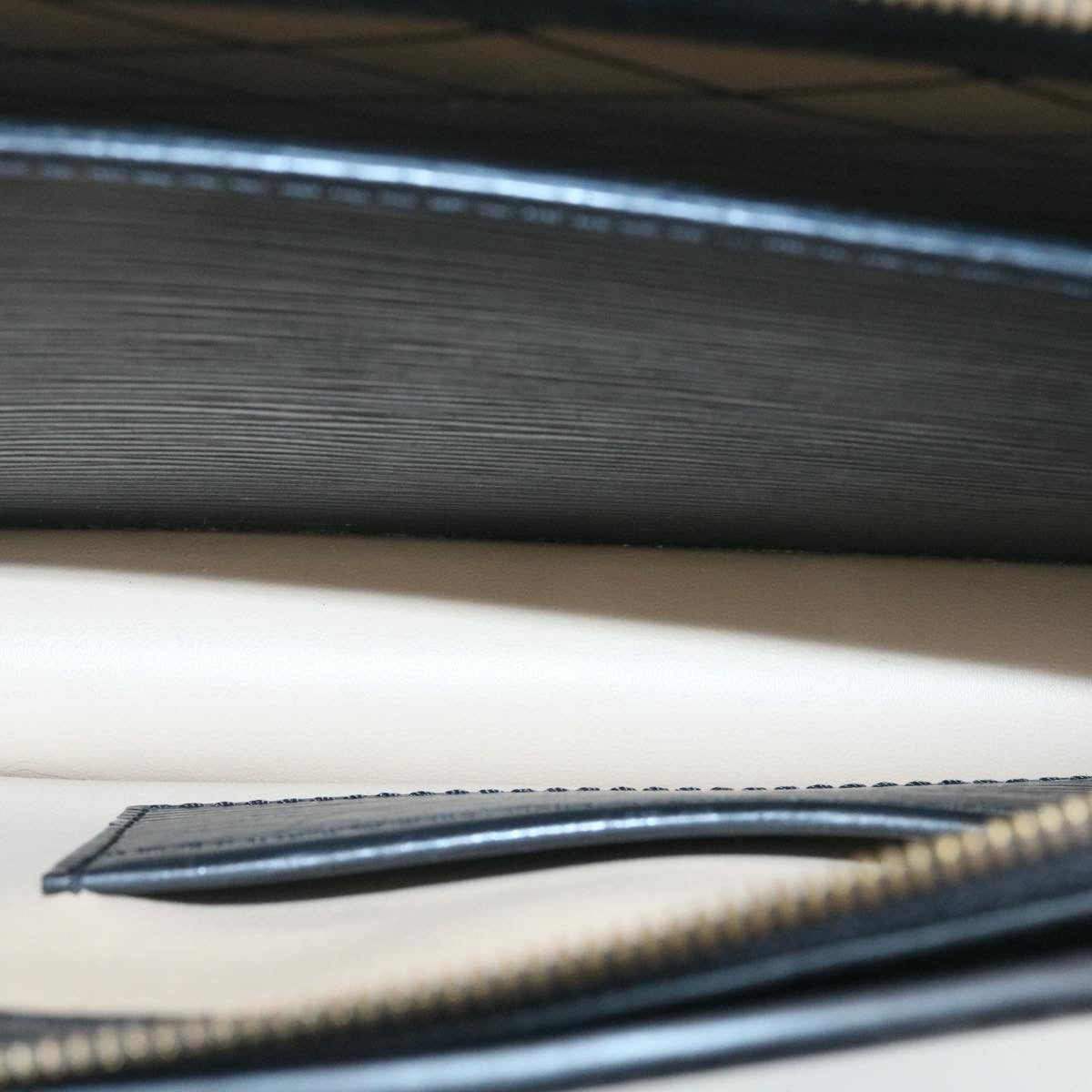 Louis Vuitton Trunk Clutch Epi Leather Black Leather Clutche & Pouche Bag