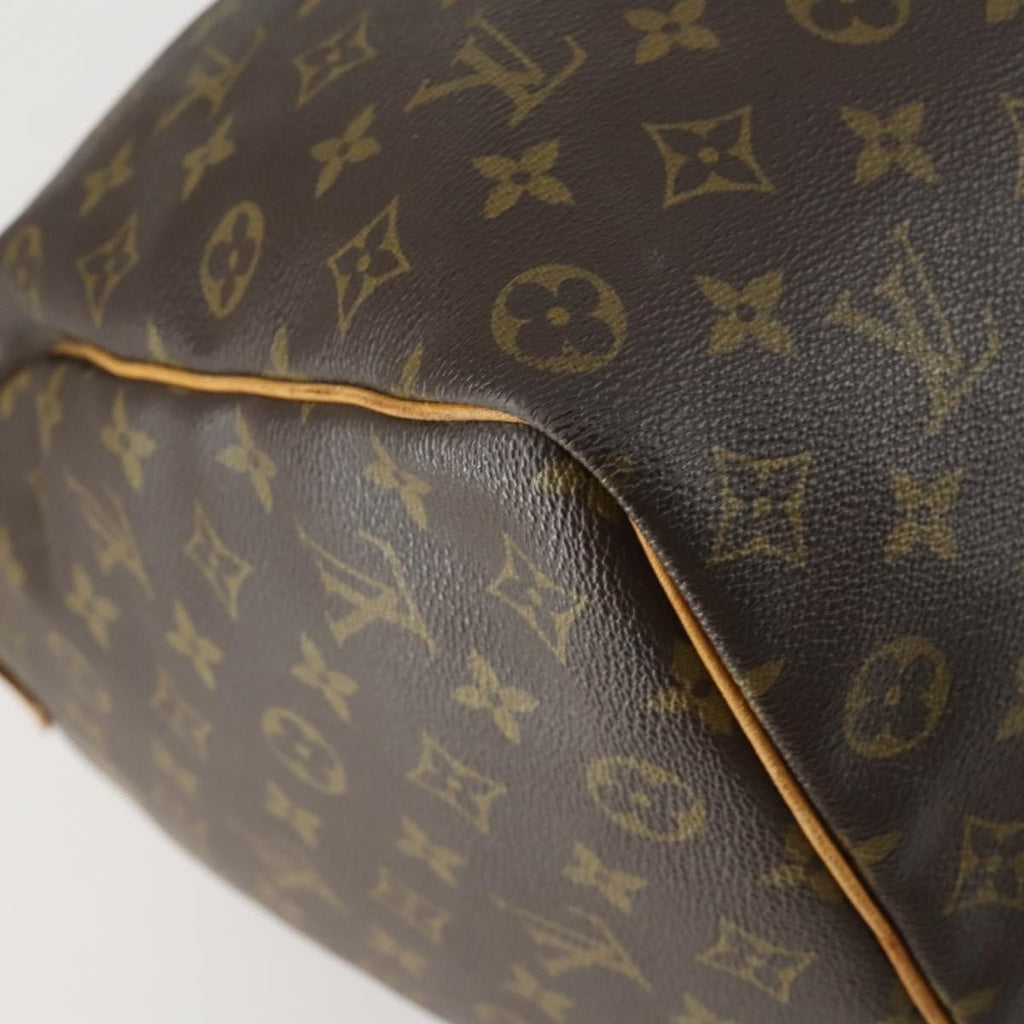 Louis Vuitton Keepall Bag Monogram Canvas Brown Canvas Travel Bag