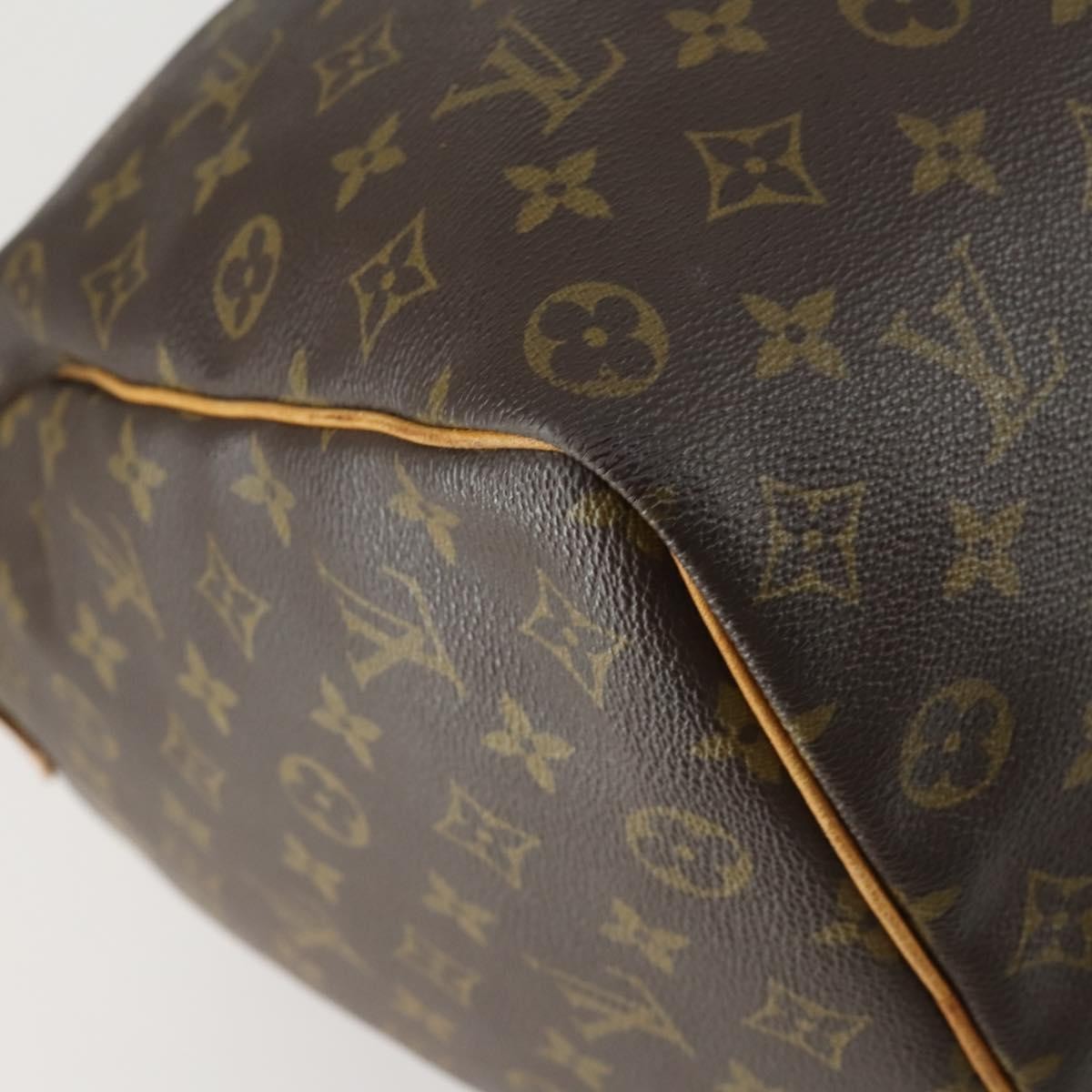 Louis Vuitton Keepall Bag Monogram Canvas Brown Canvas Travel Bag