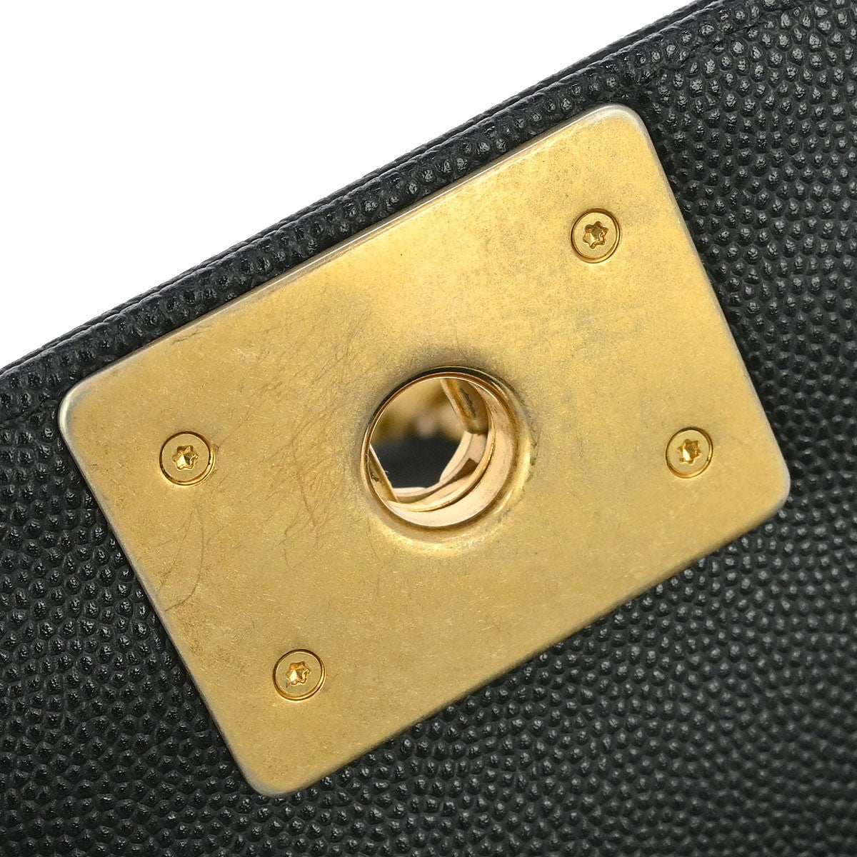 Chanel Boy Flap Bag Quilted Caviar Black Leather Shoulder Bag Bag