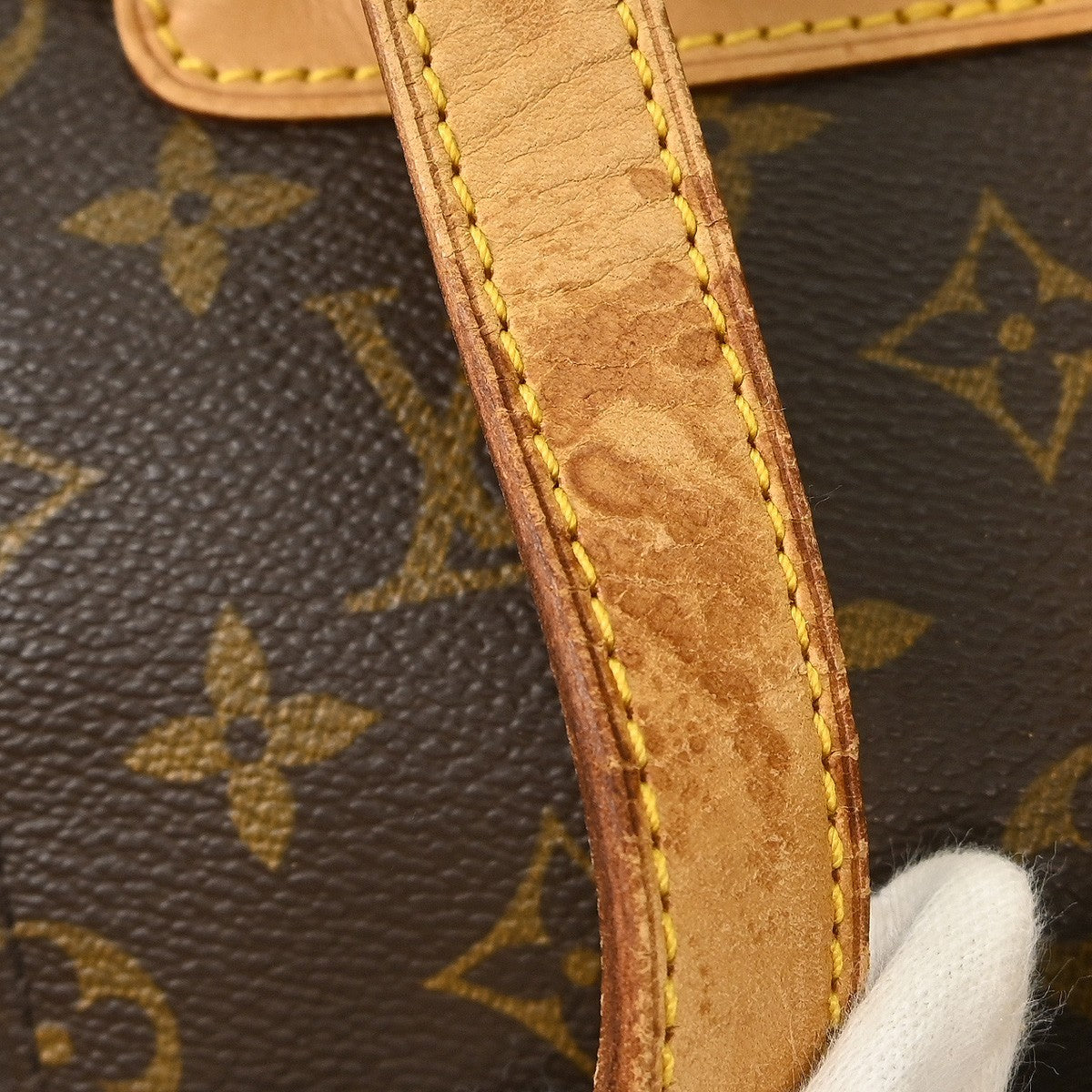 Louis Vuitton Vintage Montsouris Backpack Monogram Canvas Brown Canvas Backpack Bag