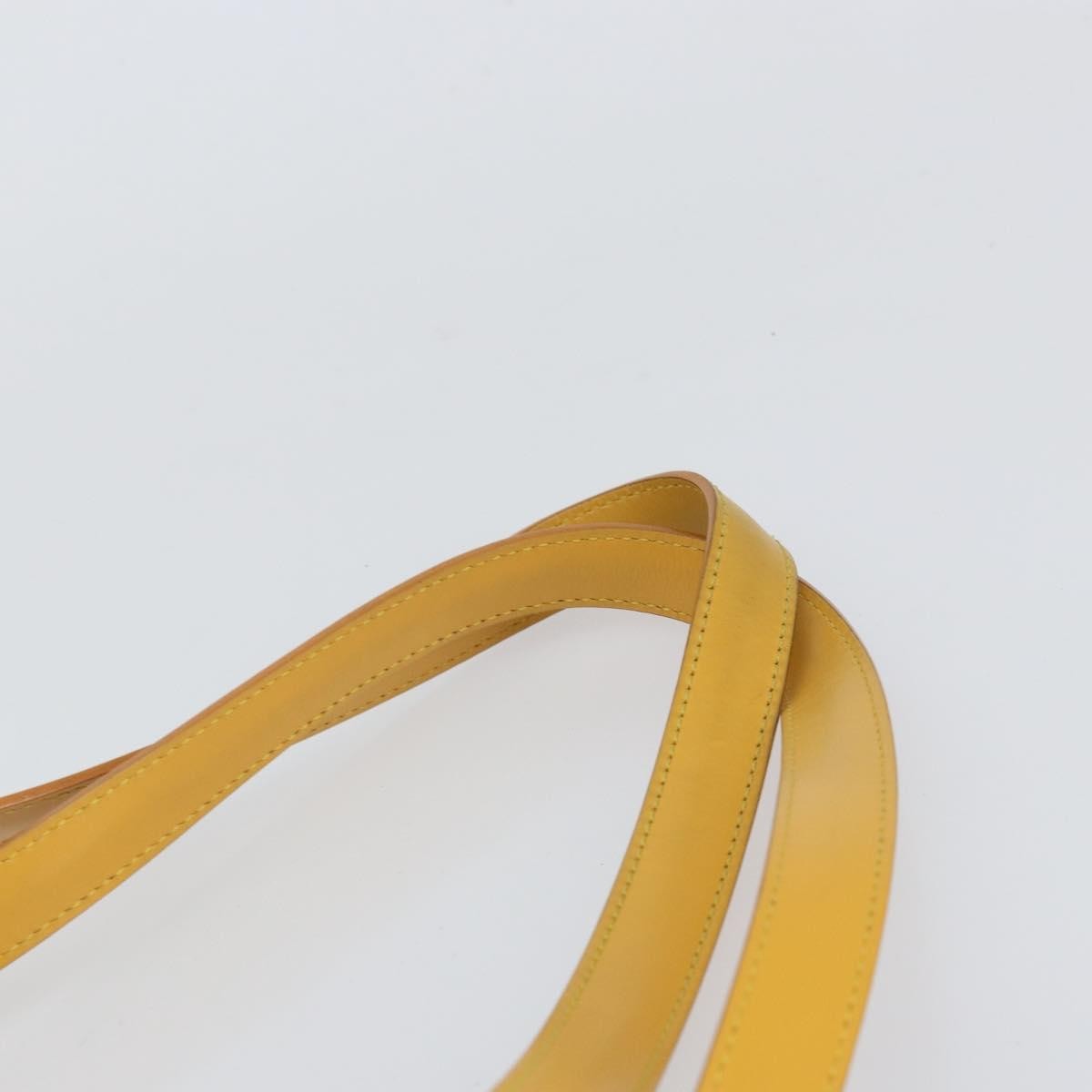 Louis Vuitton Saint Jacques Handbag Epi Leather Yellow Leather Shoulder Bag