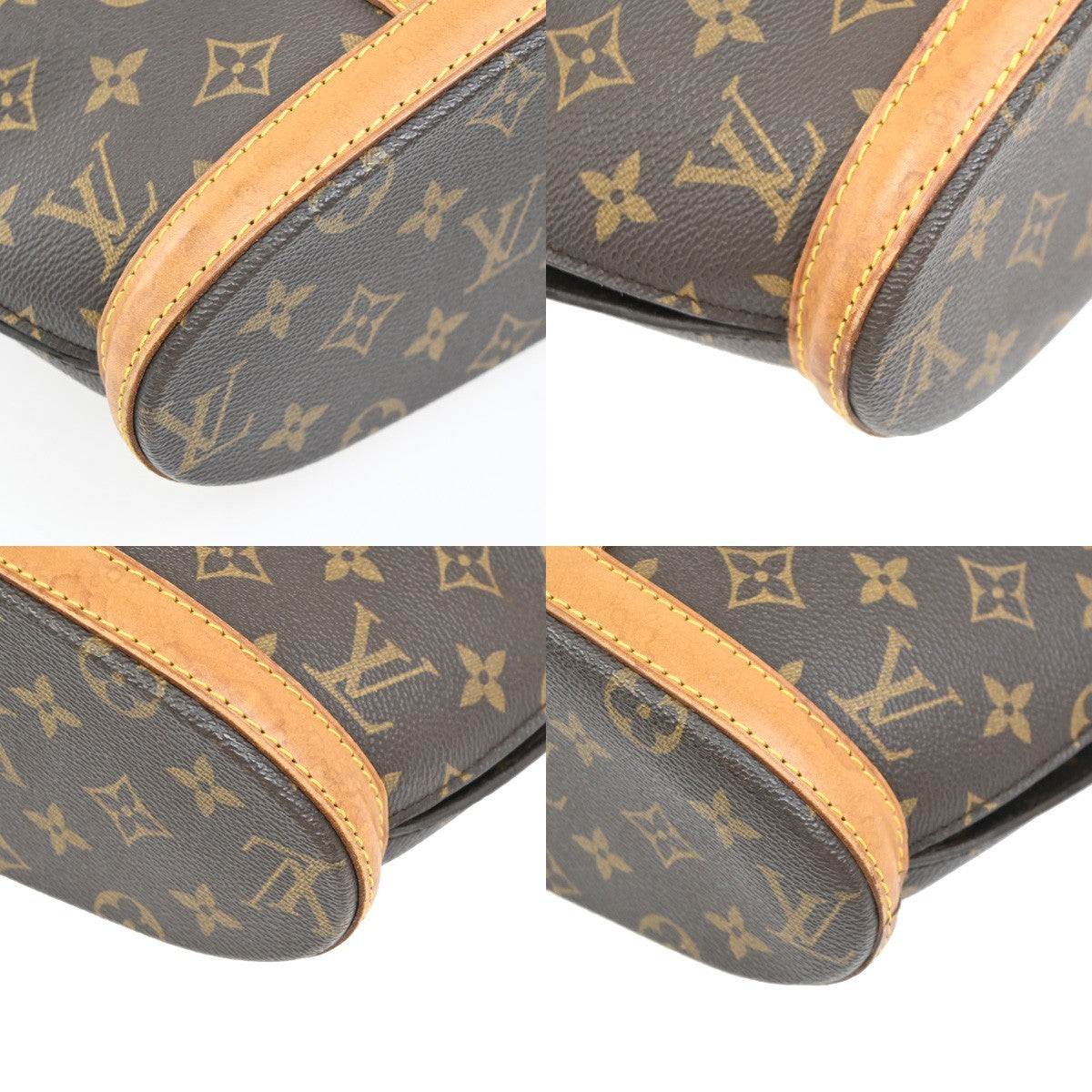Louis Vuitton Babylone Handbag Monogram Canvas Brown Canvas Shoulder Bag