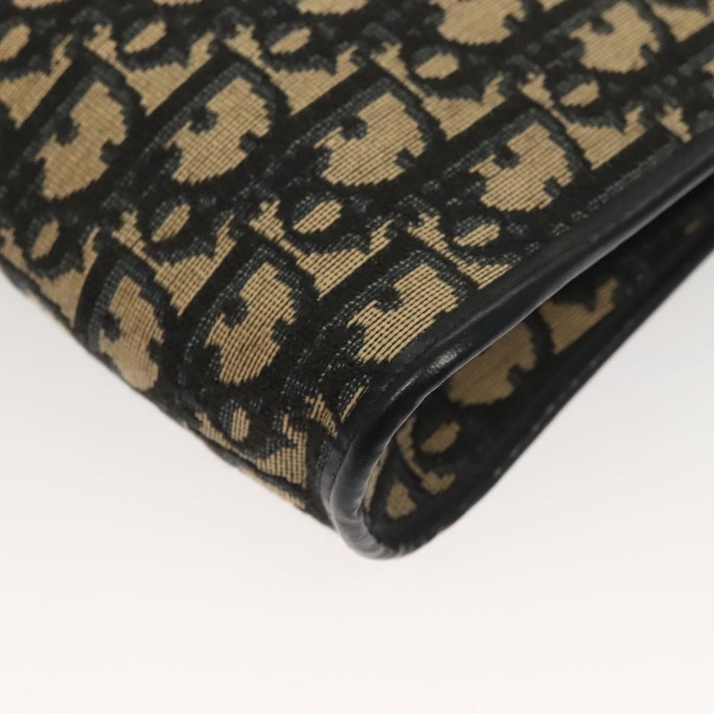 Christian Dior Vintage Trotter Shoulder Bag Canvas Navy Canvas Shoulder Bag Bag (Pre-Owned)