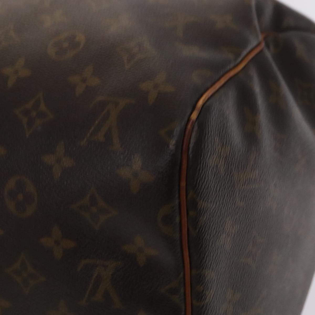 Louis Vuitton Keepall Bag Monogram Canvas Brown Canvas Travel Bag