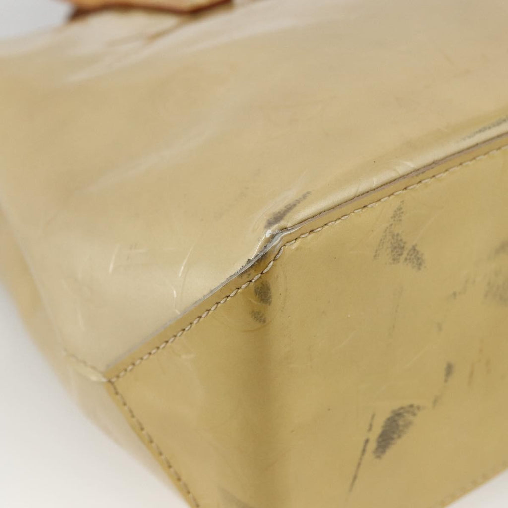 Louis Vuitton Reade Handbag Monogram Vernis Beige Patent_Leather Handbag