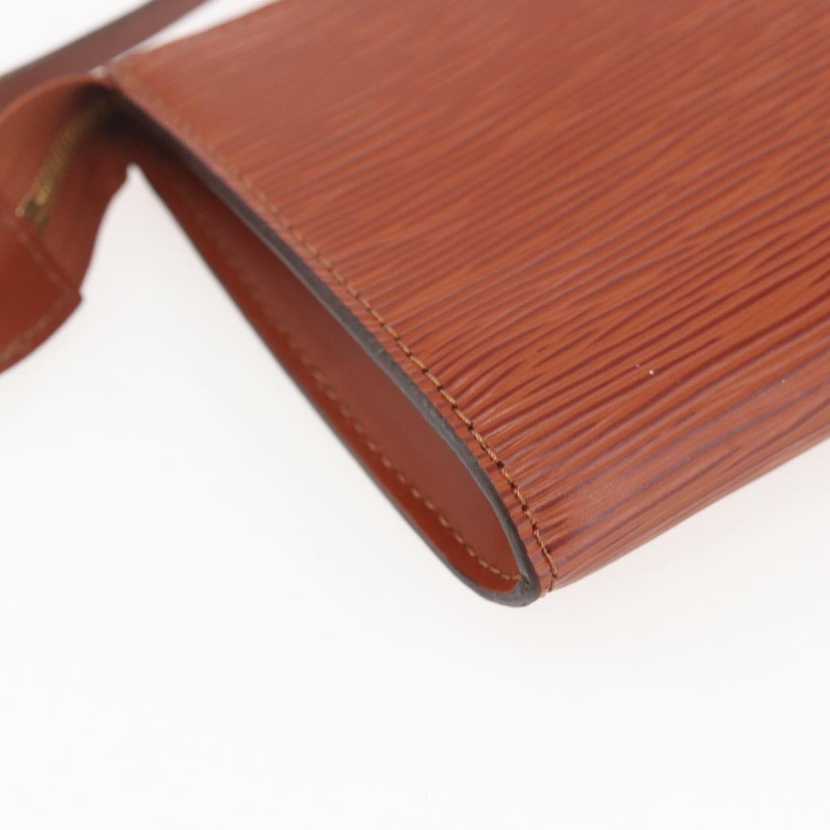 Louis Vuitton Pochette Accessoires Epi Leather Brown Leather Clutche & Pouche Bag