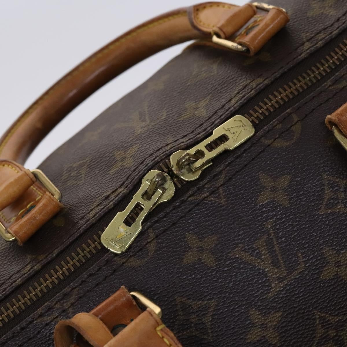 Louis Vuitton Keepall Bag Monogram Canvas Brown Canvas Travel Bag