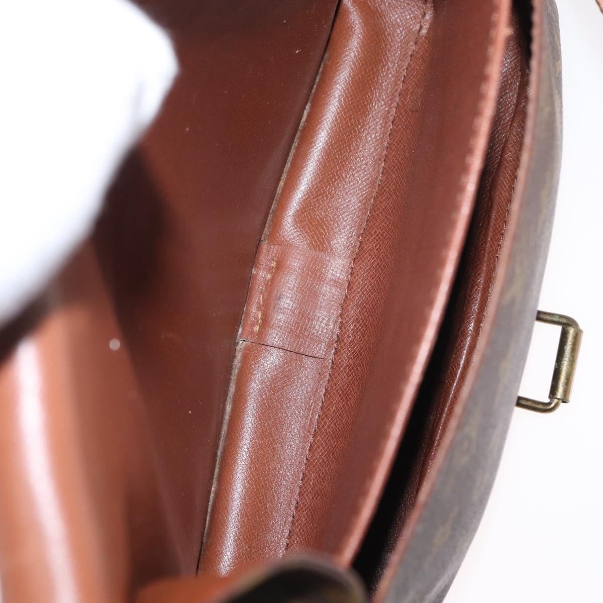 Louis Vuitton Cartouchiere Handbag Monogram Canvas Brown Canvas Shoulder Bag
