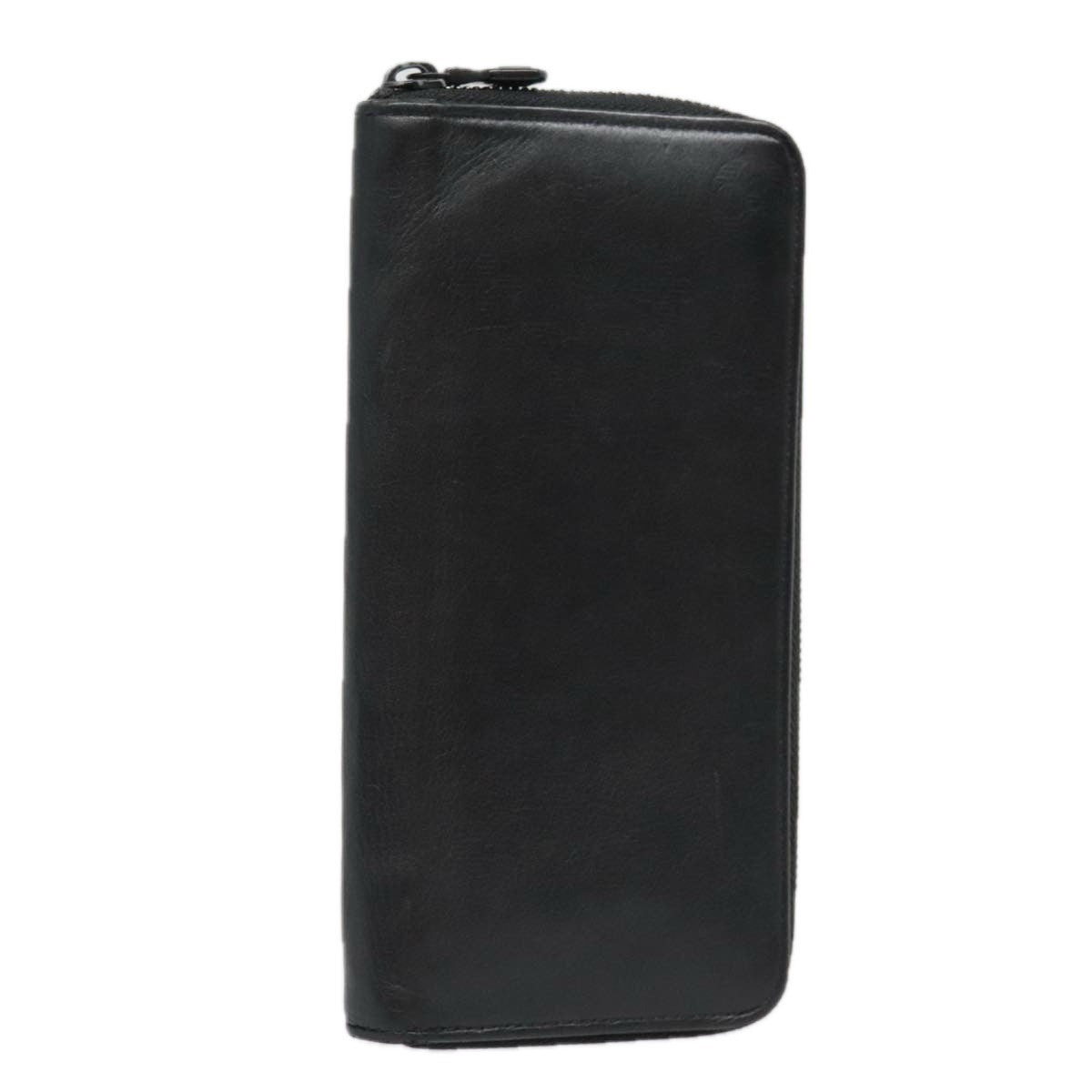 Louis Vuitton Zippy Wallet Vertical Monogram Shadow Leather Black Leather Wallets Accessory