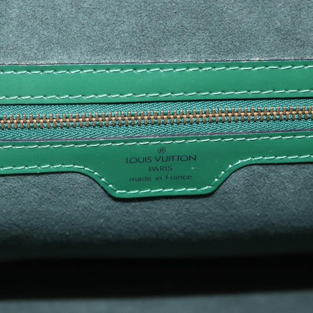 Louis Vuitton Lussac Handbag Epi Leather Green Leather Shoulder Bag
