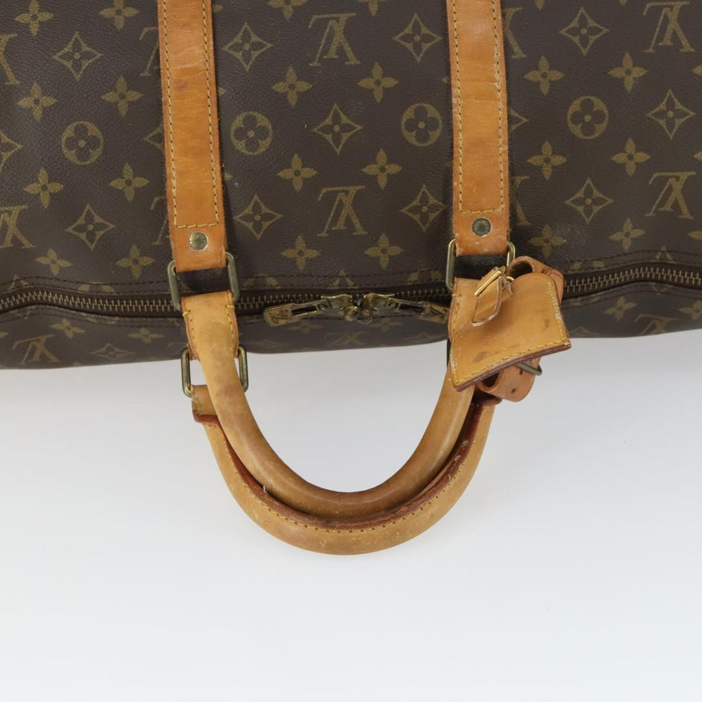 Louis Vuitton Keepall Bag Monogram Canvas Brown Canvas Travel Bag
